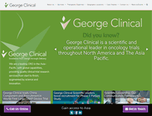 Tablet Screenshot of georgeclinical.com